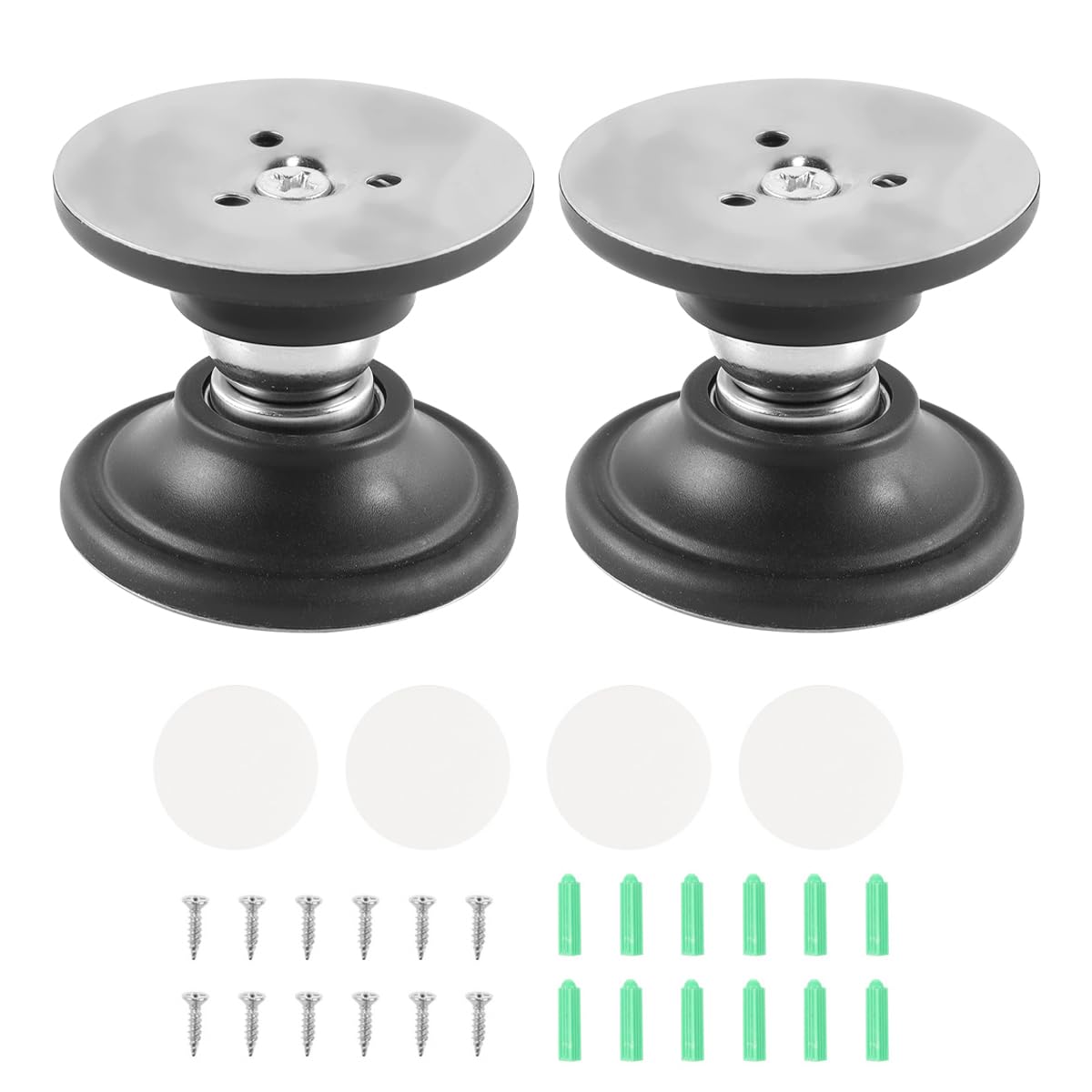 Alnicov 2 Pcs Magnetic Door Holder for RV Magnetic Baggage Door Catch Latch with Adhesives and Screws for RV Camper, Trailer