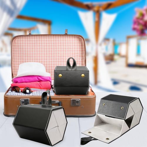 Image of SMARTTOP Sunglass Eyeglass Organizer Collector 5 slot 6 Slot PU Eyeglasses Storage Case Box Multiple Hanging Eyewear Display