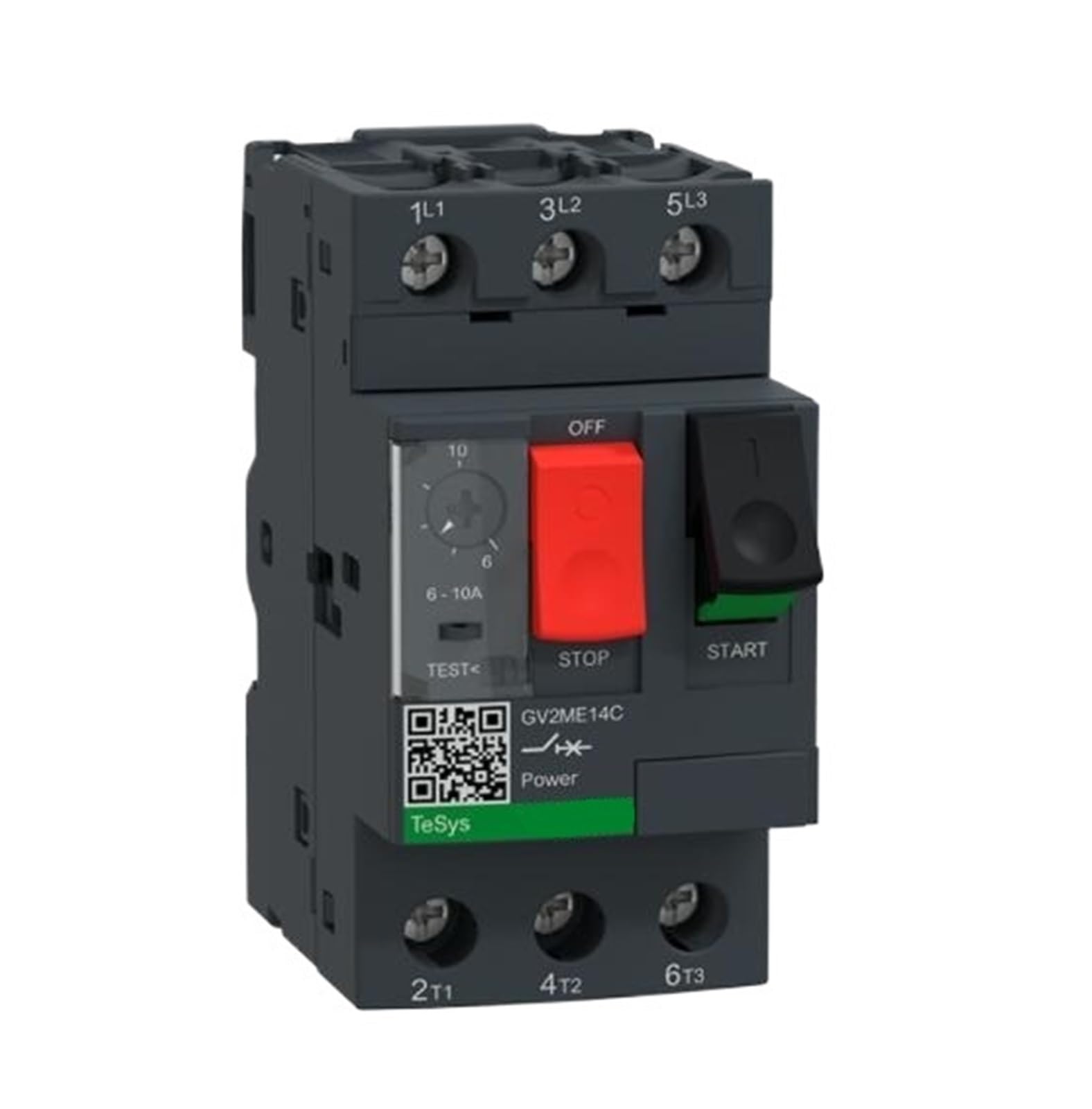 CJKXPZMH GV2M14 GV2ME14C GV2-ME14C 6.0-10A GV2ME1 Motor circuit breaker, GV2, 3P, 6-10 A