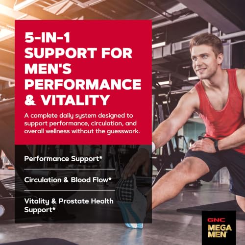 GNC Mega Men Performance & Vitality Vitapak Program V2, 30 Ct, 30 Servings