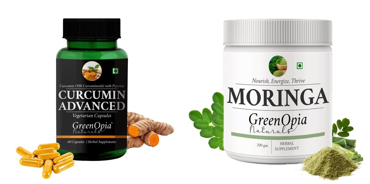 Curcumin C3 Piperine Moringa Oleifera Powder Wellness Daily Vitality 60 CAPSULES-image-24