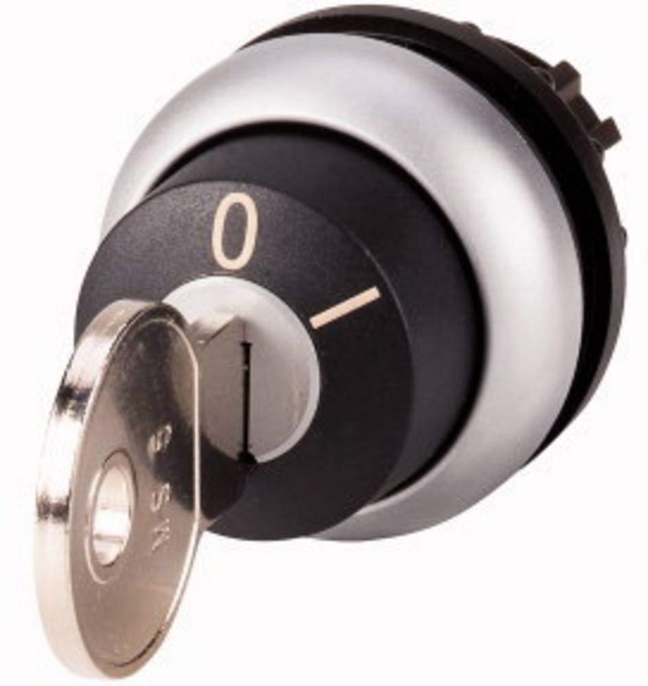 Actuador de llave M22-WRS-MS5 Eaton con dos posiciones mantenidas e interruptor de control 2