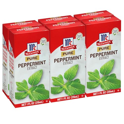 McCormick Pure Peppermint Extract, 1 fl oz (Pack of 6)