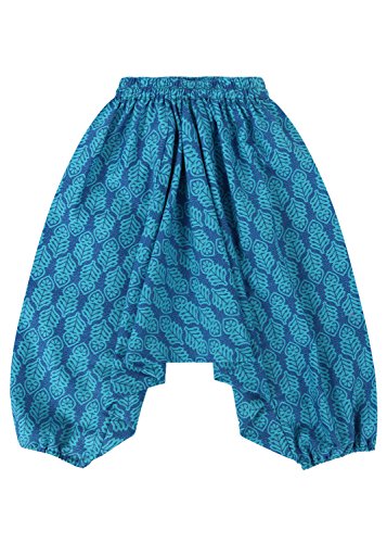 Pantalon sarouel enfants aqua turquoise 8 Cover