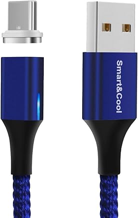 Smart&Cool - Cable de Carga y sincronizaci?n de Datos (5 pies, Gen-X, magn?tico, USB-A a USB-C, Compatible con Dispositivos m?viles con Interfaz USB-C) Smart&Cool - Cable de Carga y sincronizaci?n de Datos (5 pies, Gen-X, magn?tico, USB-A a USB-C, Compatible con Dispositivos m?viles con Interfaz USB-C)