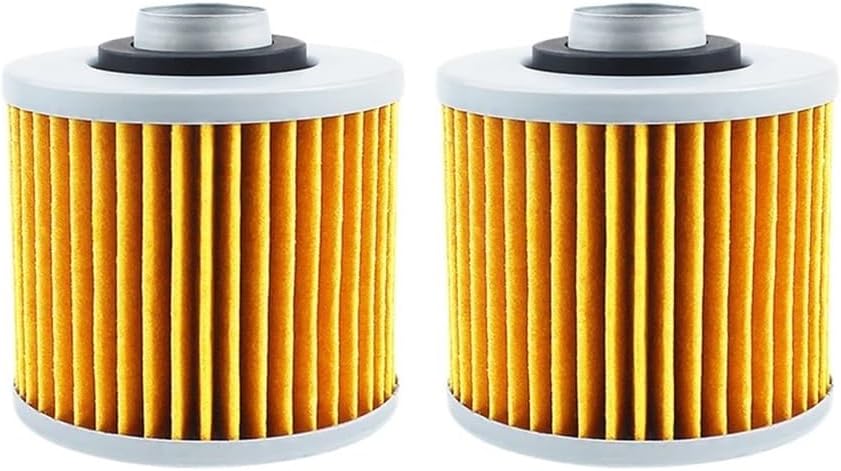 2/4/6 Motorcycle Parts Oil Filter Compatible with XT600E XT600Z XT660 XT660R XT660X XT660Z MT03 XT250 XT400 XT500 XT550 XT600 part(Yellow-2)