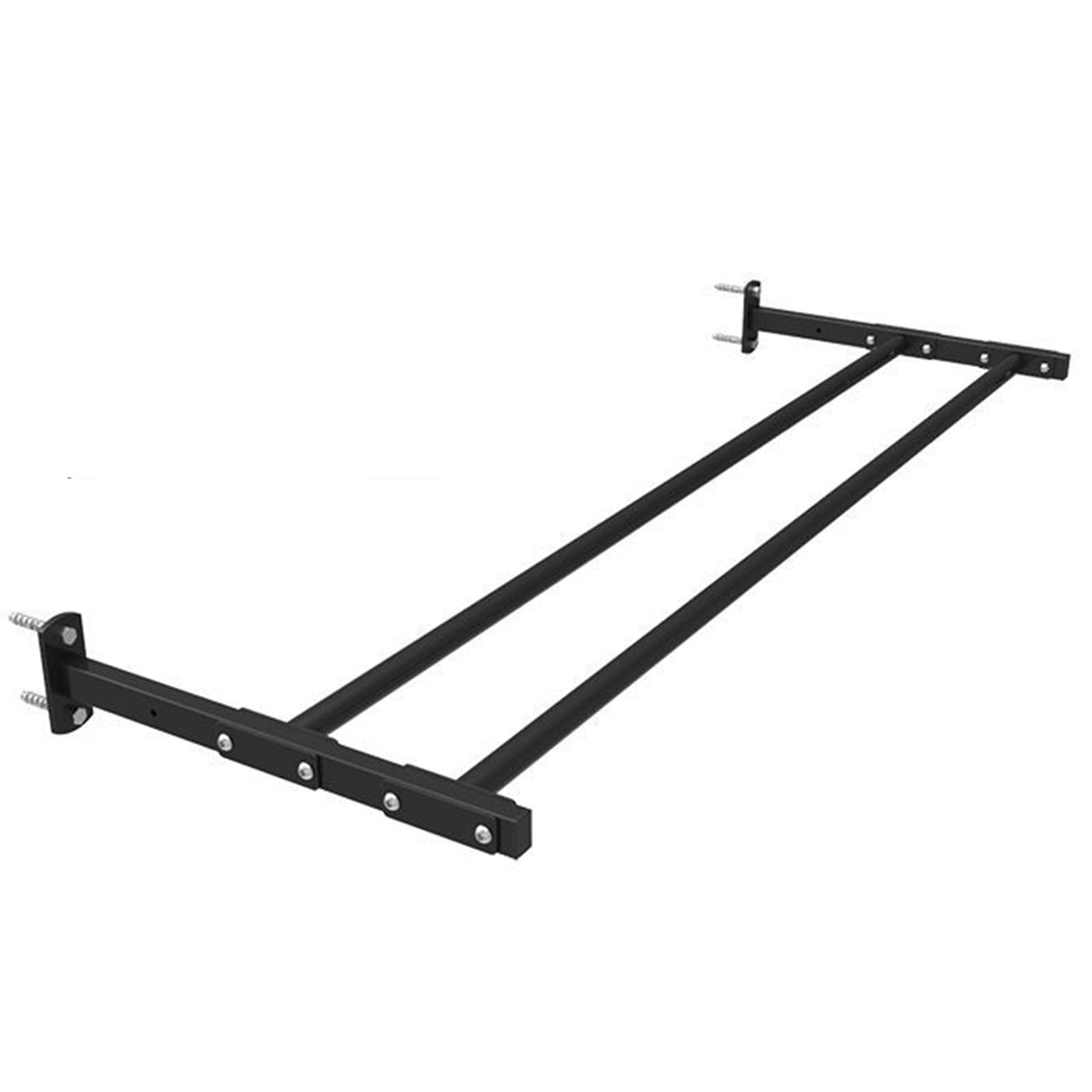 Soporte de pared para pelotas de yoga, color blanco y negro, para gimnasio en casa, balón de equilibrio, balón medicinal, estante ancho con diseño ajustable