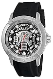 Invicta Men's Objet d'Art Stainless Steel Automatic-self-Wind Watch with Silicone Strap, Black, 24...