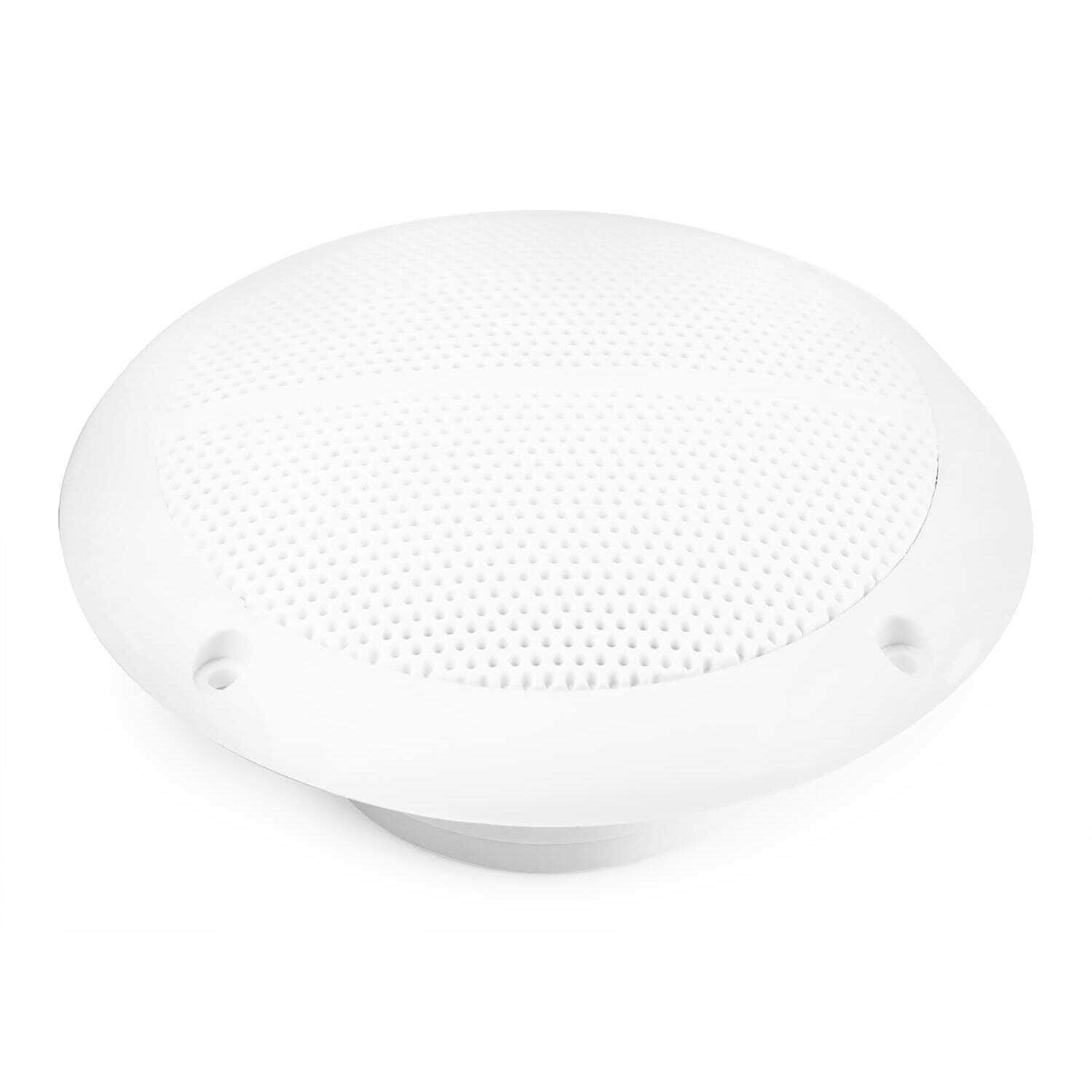 VONYX Haut-Parleurs Résistants à l'eau 5" 8 Ohm - 2 Haut-Parleurs 80 Watts Splashproof, 5 Pouces, Idéal à Intégrer dans Les Salles de Bain, Les Bateaux, Les Piscines, Sauna, Terrasse, etc