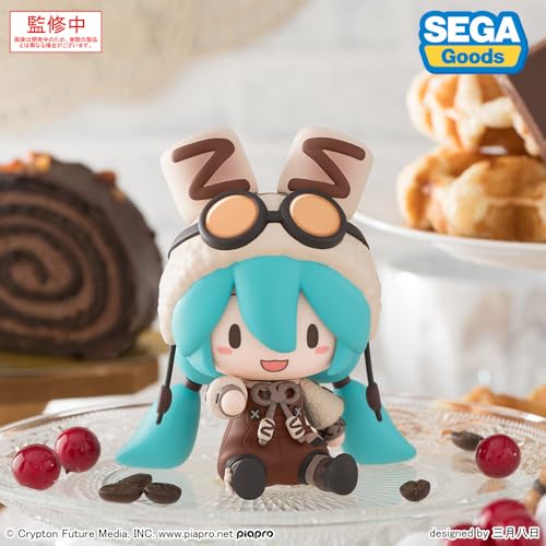 Character Vocal Series 01: Hatsune Miku Figurine Fuwa Petit Chibi Hatsune Miku Marshmallow Hot Cocoa 10 cm - vue 10