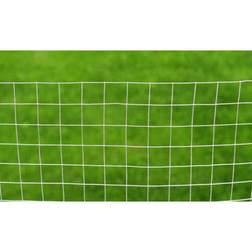 Malla de alambre de acero galvanizado plateada 25x1 m, Malla metálica para gallinero, Red de gallinero de acero, Alambrada de gallinero de acero resistente para proteger a tus aves de corral