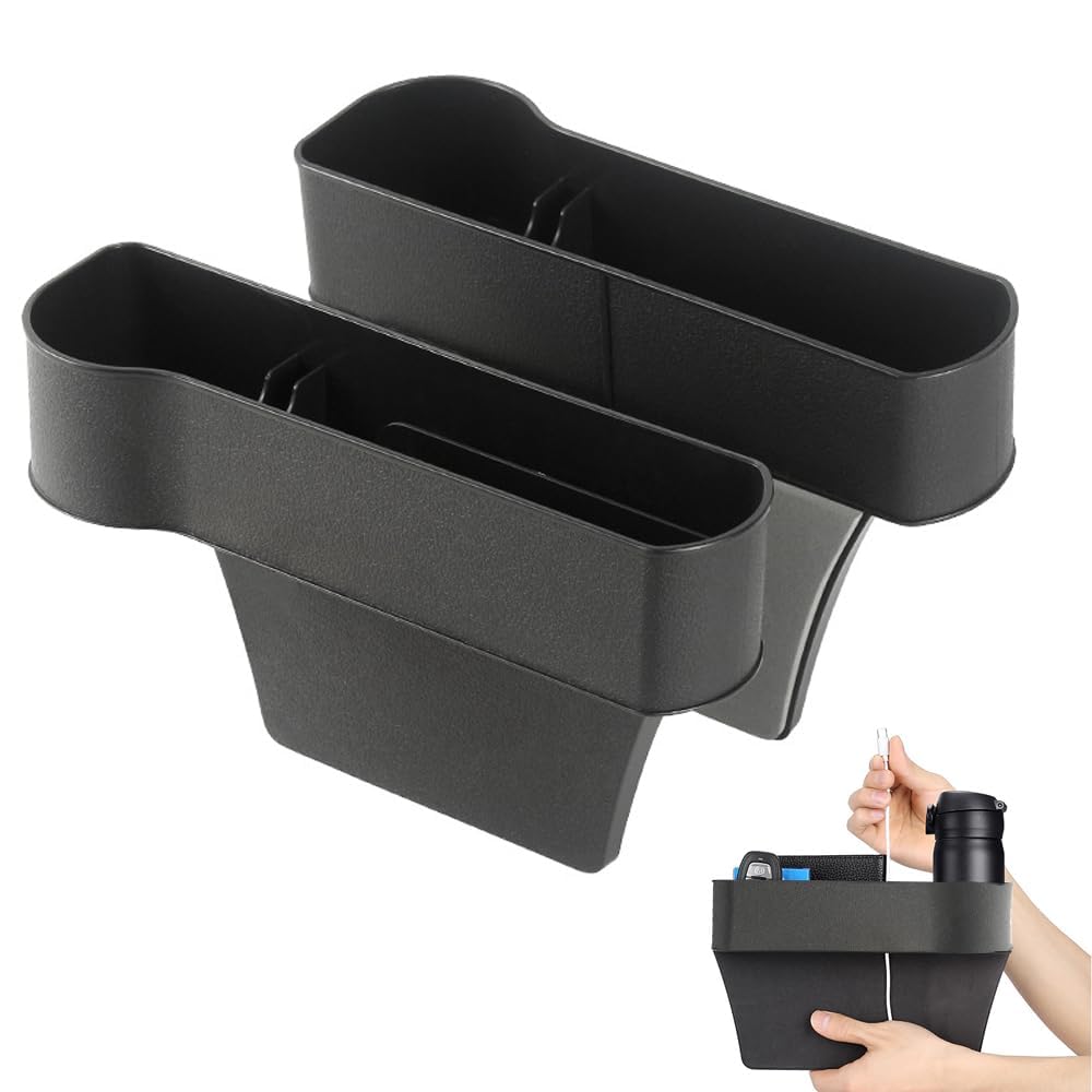 RHBNCCS Car Seat Gap Filler Organizer for Dodge Nitro Console Side Pocket Storage Box Crevice Catcher Interseat Slit Slid Organizer,Schwarz215