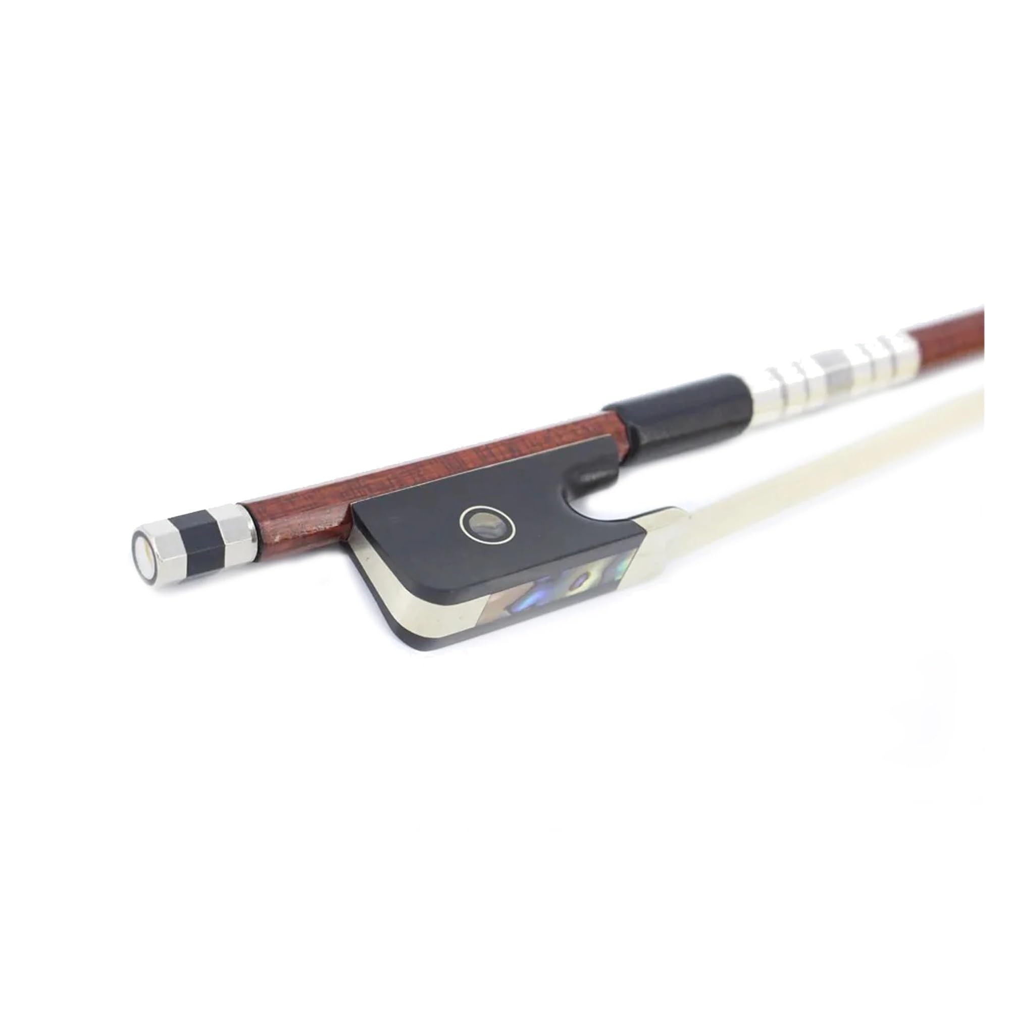 Arco for violoncello 4/4, venature del legno, fibra di carbonio, cordiera in ebano, arco for violoncello stabile, accessori for strumenti musicali