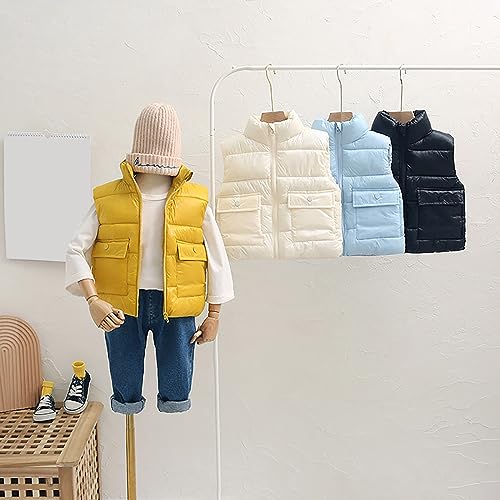 Kids Puffer Vest Lightweight Waterproo𝐟 Sleeveless Jackets Zip up Outwear for Toddler Baby Boy Girl4