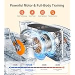 2025 New Under Desk Elliptical Machine,Portable Seated Pedal Exercise Machine for Seniors, 12 Adjustable Speed Elipse Leg Exerciser with Remote Control,Quiet Foot Exercise Machine for Home Office - Image 2