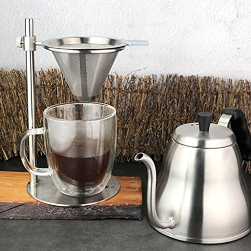 Cafetera de goteo ajustable de acero inoxidable miniatura 3
