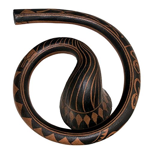 Didgehorn Maori Tonhöhe F Baked Wood Schneckendidgeridoo Snail Reise Travel