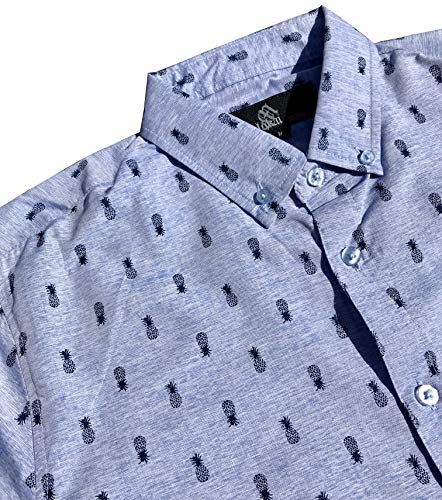 Image of Molokai Surf Button Down Slim Fit Hawaiian Short Sleeve Shirts