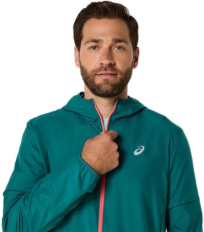 ASICS MEN'S SILVER JACKET RUNNING APPAREL