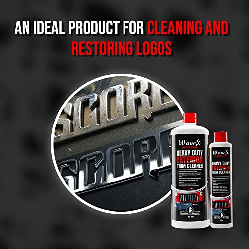 Compare WaveX Heavy Duty Car Exterior Trim Cleaner 1 Kg Removes Browning Layer from Black