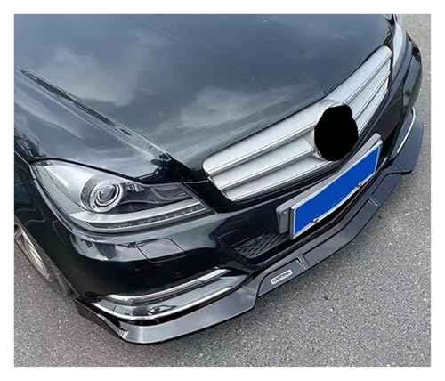 Plaque protection pare-chocs avant Benz W204, lèvre anti-rayure et becquet aérodynamique Classe C - 3