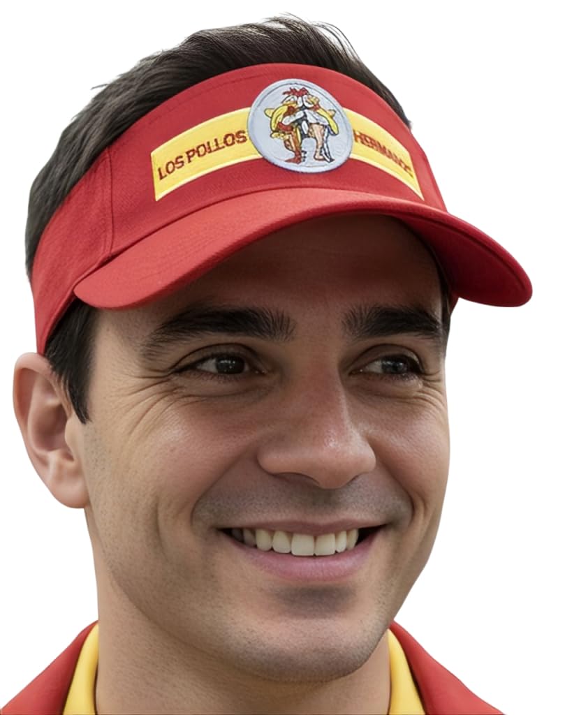 OEM Los Pollos Hermanos Cap Hat Logo Moth Heisenberg Breaking Bad Red