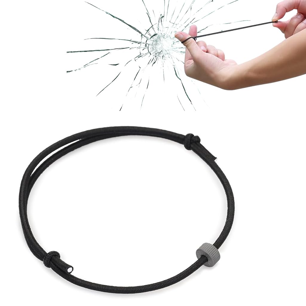 STHIRA Car Window Breaker Bracelet For Unisex Adult, Tungsten Bead Emergency Self-Rescue Wrist Strap, Rapid Vehicle Escape Wristband, Tempered Safety Glass Breaker Tool for Quick Exit (B0CPHVDM91) Amazon Price History, Amazon Price Tracker