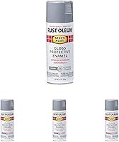 Vista 10 de Rust-Oleum 7776830 - Pintura en aerosol para prevención del óxido, 12 onzas, negro plano