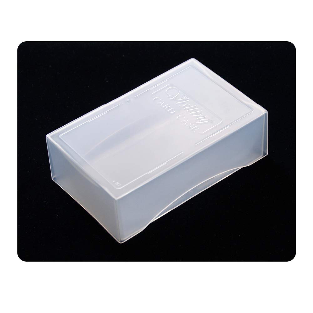 名刺ケース 1個 色:クリアー 割れにくいPP素材 サイズ大:深さ29mm
