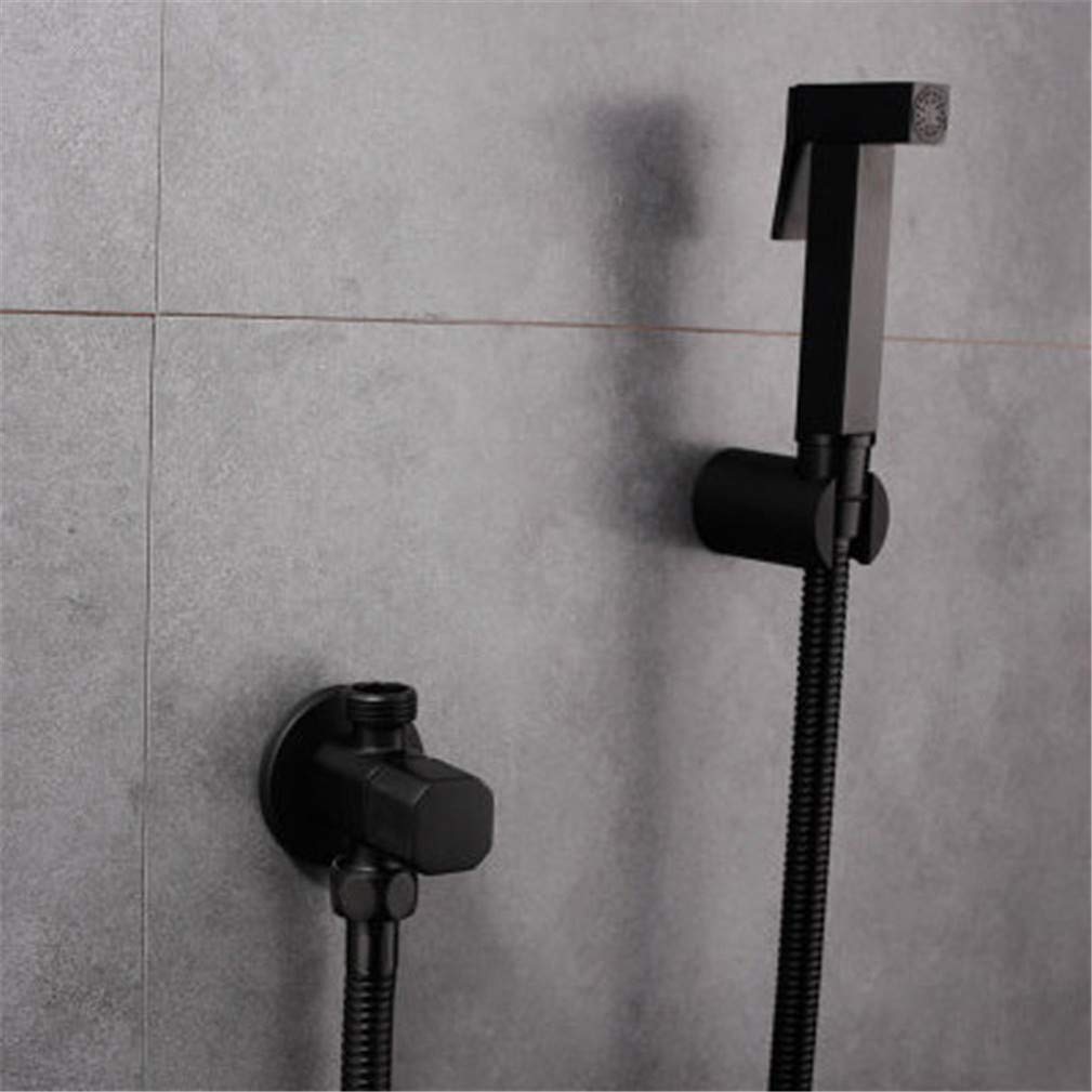 Pulvérisateur de bidet en laiton LUNEZY noir pour WC musulman chic