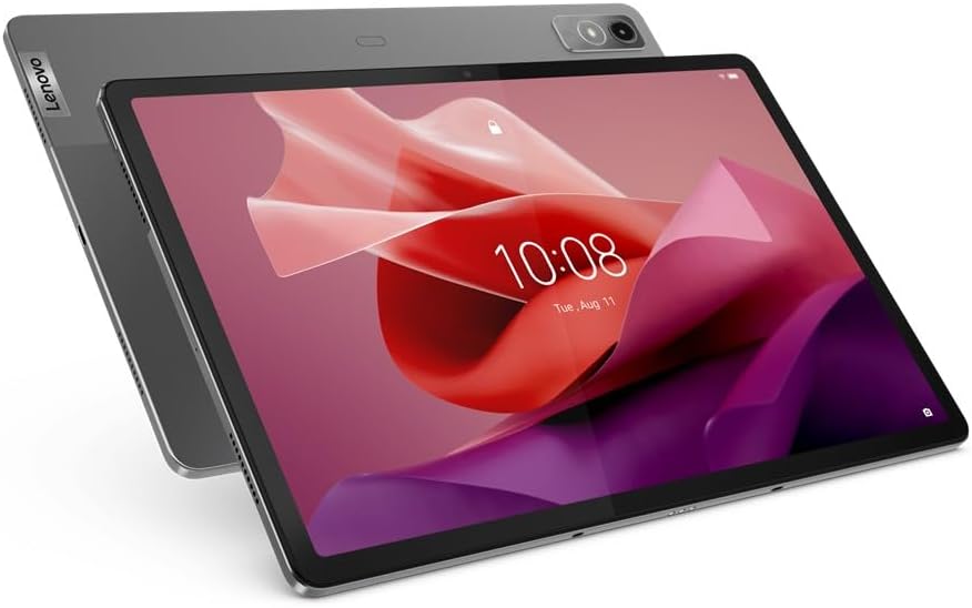 Lenovo Tab P12 – Tablet 12,7 Zoll, 3 K, MediaTek Dimensity 7050, 8 GB RAM, 128 GB erweiterbar auf 1 TB, 4 Lautsprecher, WiFi 6 + Bluetooth 5.1, Android 13 Tab Pen Plus – Grau