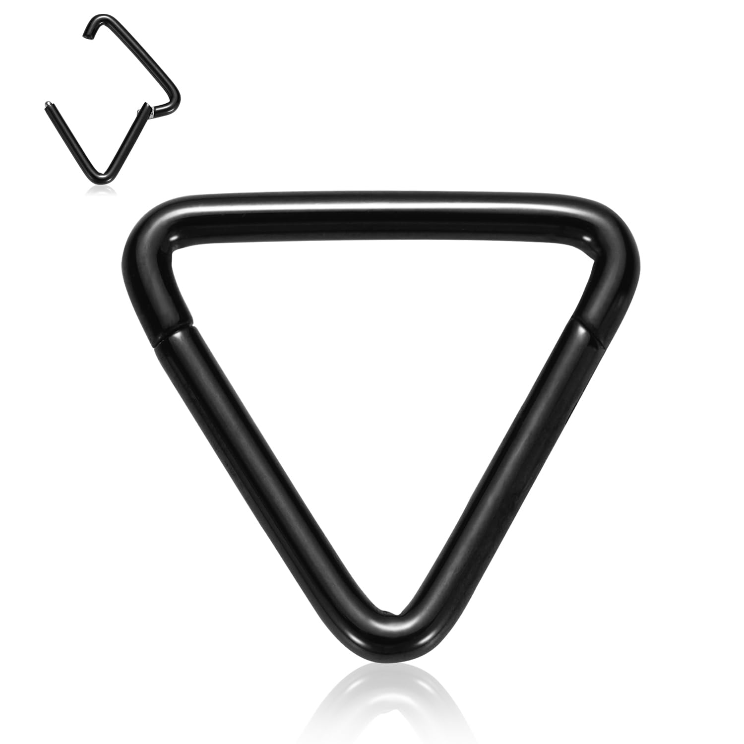 hengkaixuan Teardrop Daith Earrings Septum Jewellery Nose Hoop Ring Surgical Steel Daith Rook Tragus Piercing Jewellery Septum Clicker Ring Small Hoop Earring — view 33