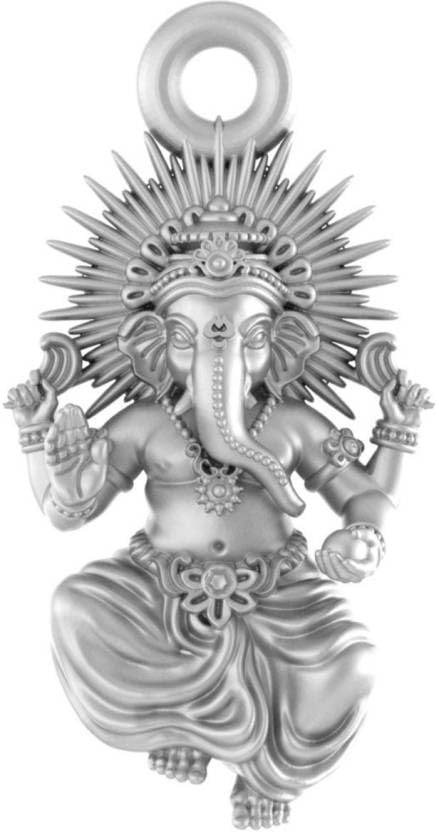 Colgante Dios Ganesh en plata esterlina ideal para tu meditación y yoga diario