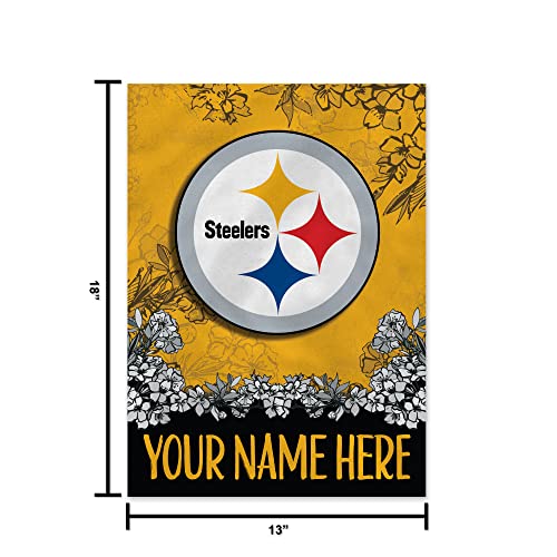 Image of Rico Industries NFL Standard /Primary Personalized 13 inch x 18 inch Double Sided Garden Flag