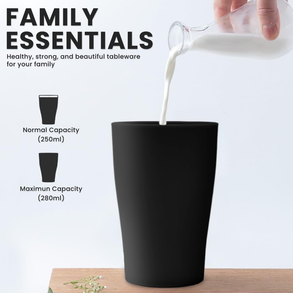 DXQCHDUO Lot De 8 Gobelets Incassables En Plastique Réutilisables Pour