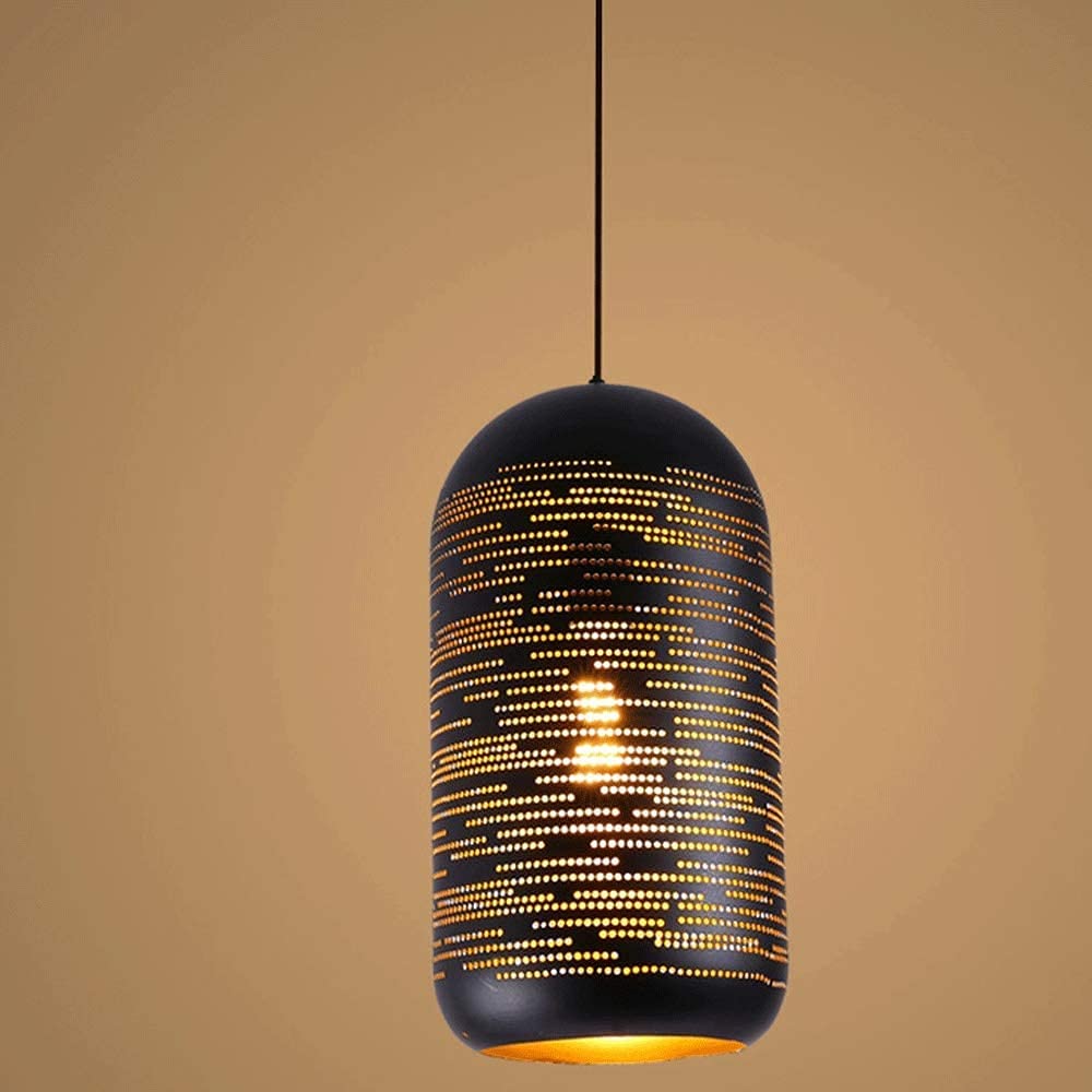 E27 Edison Vintage Steampunk lampa wisząca Hollow żelazna lampa wisząca sufitowa Żyrandol do restauracji Kuchnia Wisząca lampa Oświetlenie wiejskie 110 V ~ 240 V Zmień na lepsze widzenie