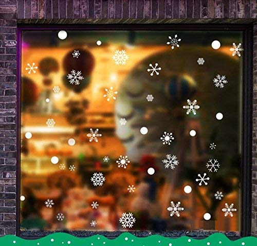 Stickers Noël fenêtres et vitrines pour créer une ambiance festive en magasin