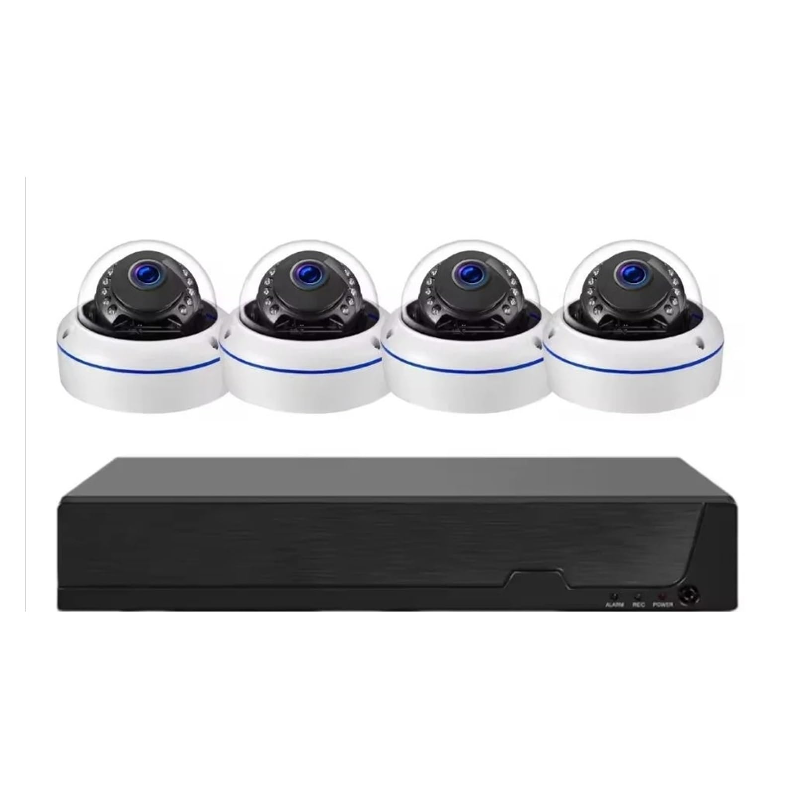 Kit de monitoreo panorámico de cámara domo POE de 8 canales de 8 MP (kits NVR de 8 canales y 8 MP)