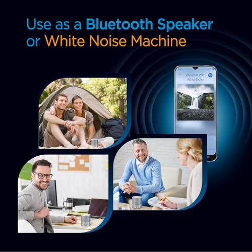 Sound Oasis Bluetooth White Noise Machine – Portable Sound Machine with 20 Non-Looping Nature, Pink & Brown Noise Sounds, Tinnitus Masker for Sleep, Baby, Office & Travel, Rechargeable - Image 3