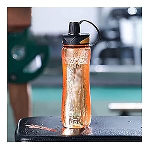 Waterfles Waterfles Plastic Waterfles Screw-on Cap Sports Waterfles voor Camping Wandelen Travel Sports Outdoors Fles (Kleur: Oranje)