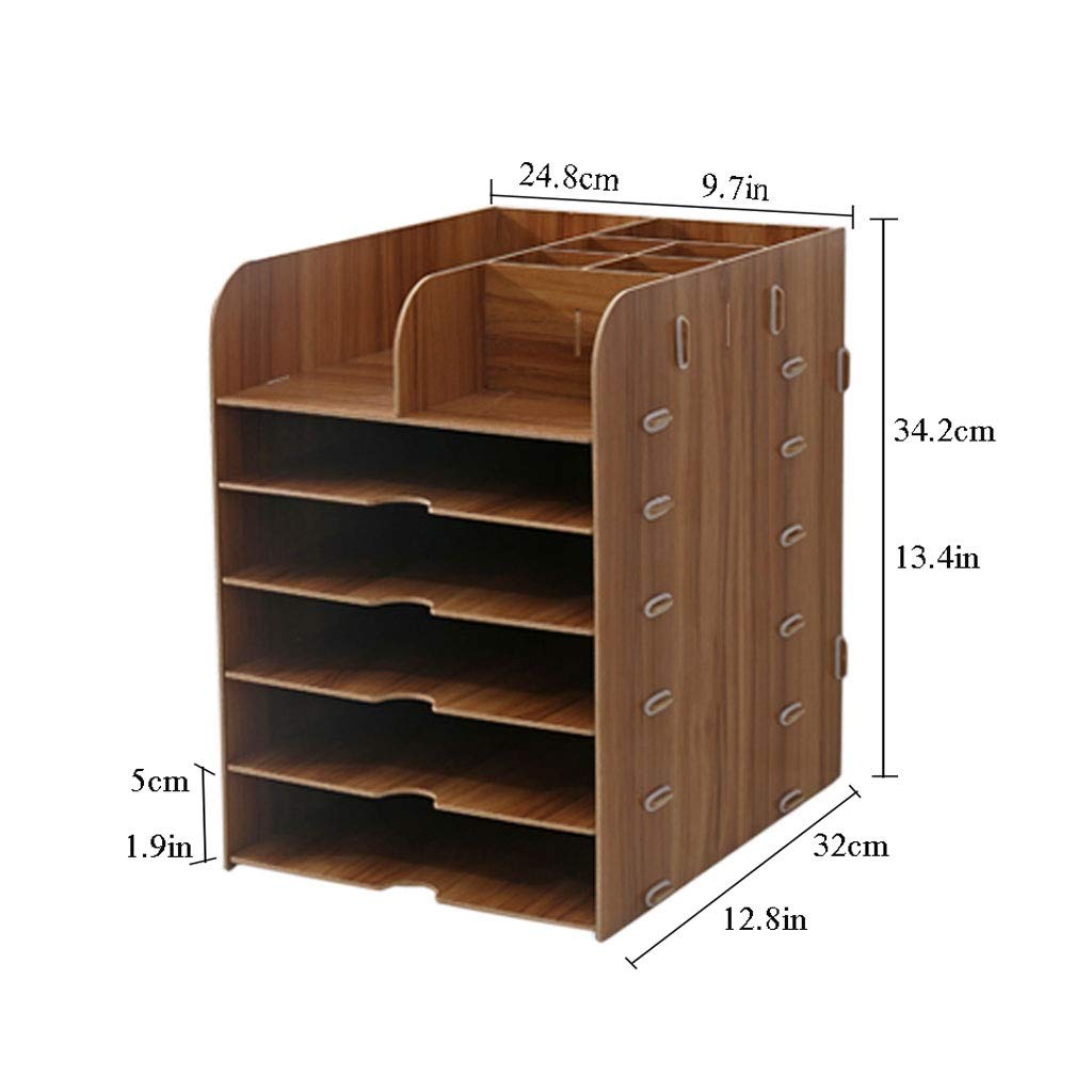 Portadocumenti da Scrivania Cartella in legno multistrato Cartella di archiviazione Forniture per ufficio per ufficio Cancelleria Sundries Sundries Cassetto Cabinetto Armadio Vaschetta Portacorrispond