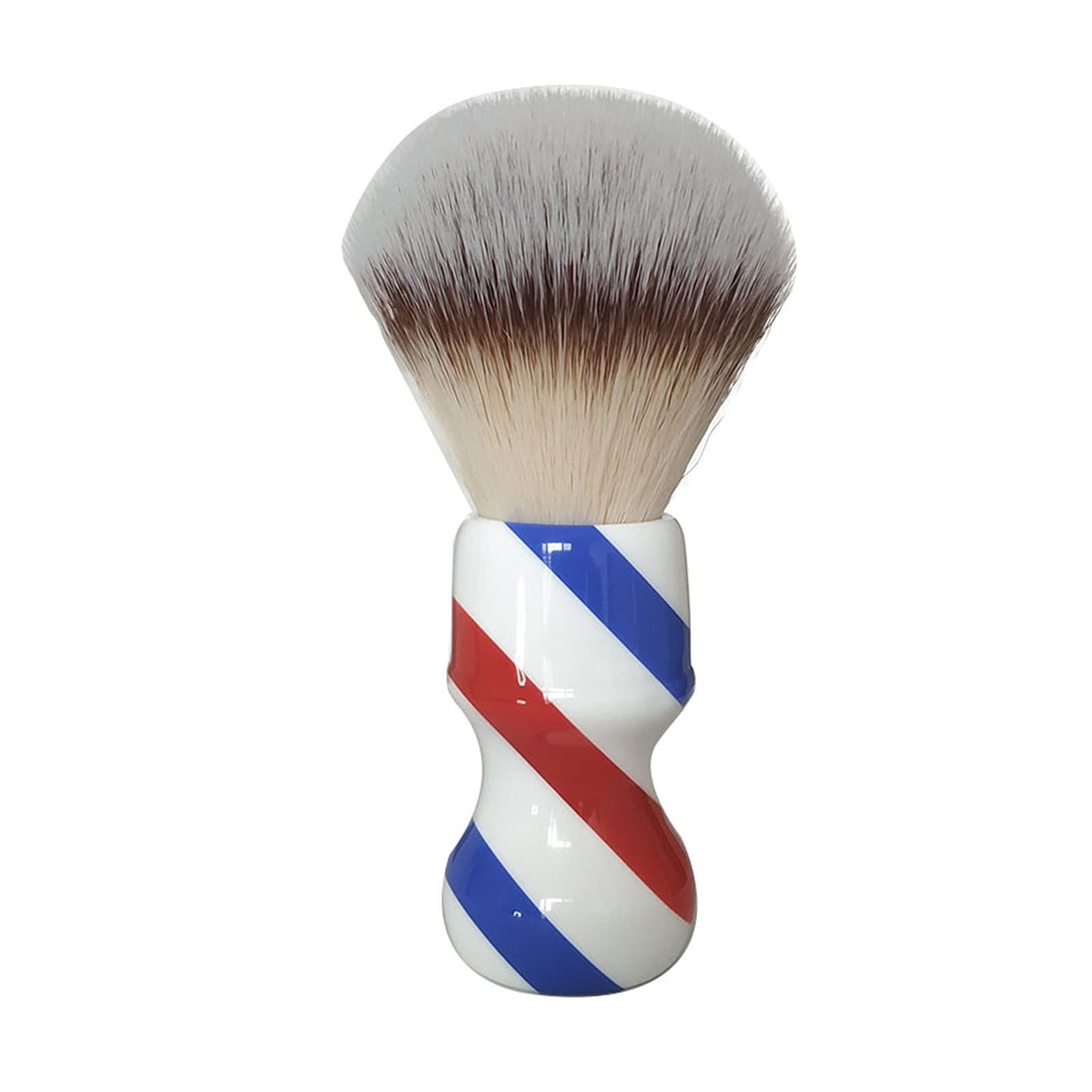 AnSafe Pennello da Barba Alta qualità Capelli di Rayon Manico in Resina Barba Sapone Pennello in Schiuma Fatto a Mano Pennello da Barba Bagnato (Colore : B)