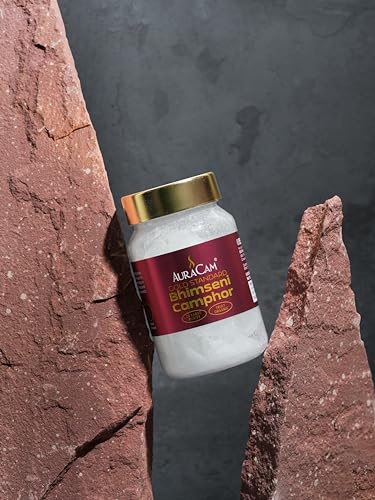 AuraCam Gold Standard Bhimseni Camphor - 50 GMS/Camphor for Pooja/100% Pure Brass Kapoor/Aromatic for Pooja, Meditation, Havan, Room Freshener/Pure... - Image 6