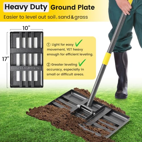 17x10 Curved Plate Lawn Leveler