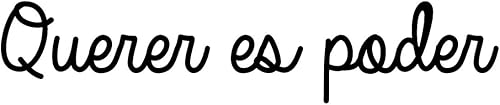 Miniatura 4 de Querer ES Poder / Will is Power - Calcomanía de vinilo para pared, 4 x 18 pulgadas, calcomanía inspiradora positiva de moda en español para