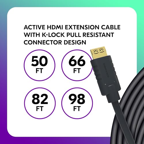 Câble HDMI Kramer CA-HM de 20 m noir pour liaison audio et vidéo haute définition - 2