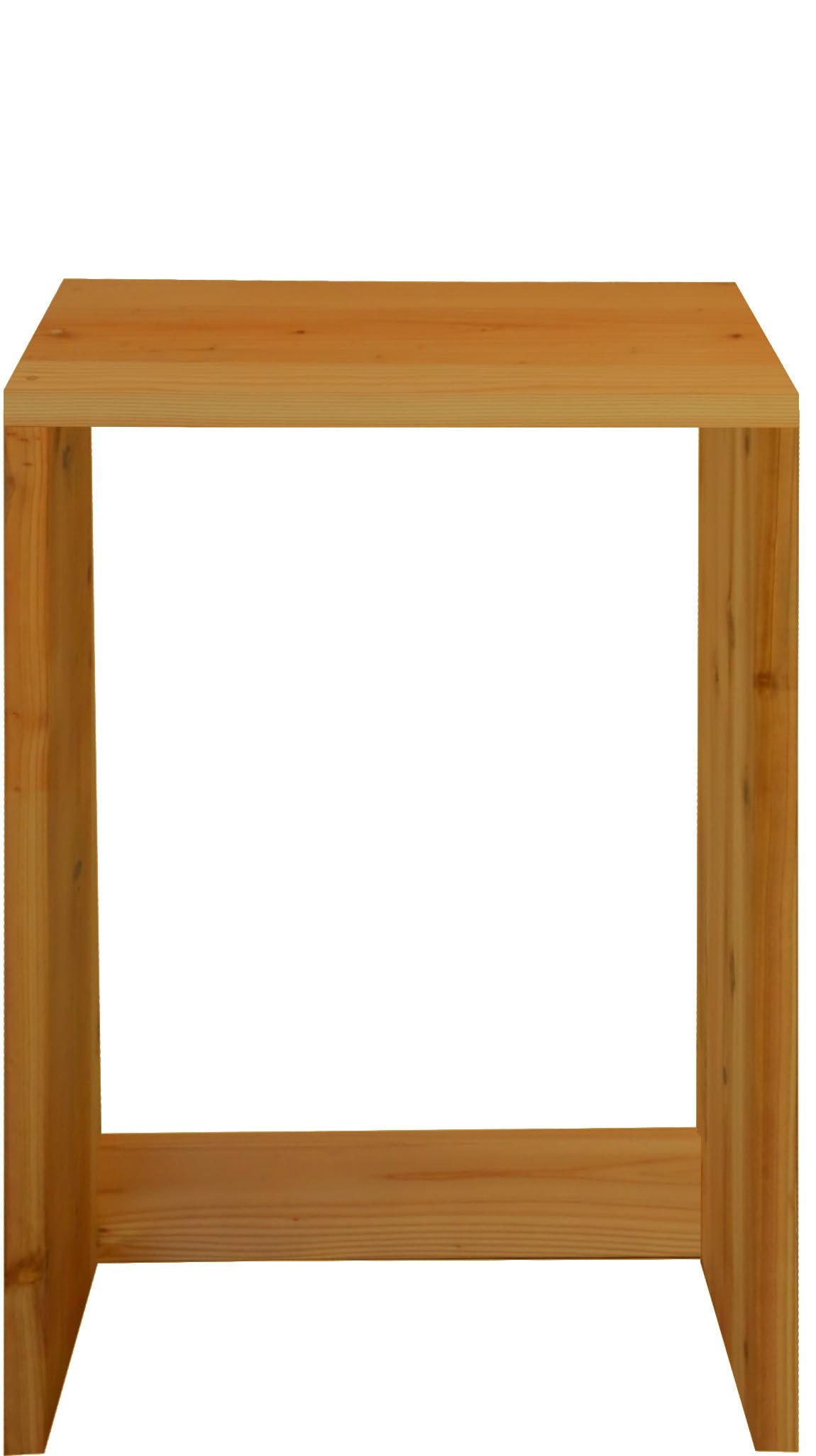 Amazon｜WOODPRO コの字 シェルフ 幅70cm 高さ80cm 奥行20cm ハニー色