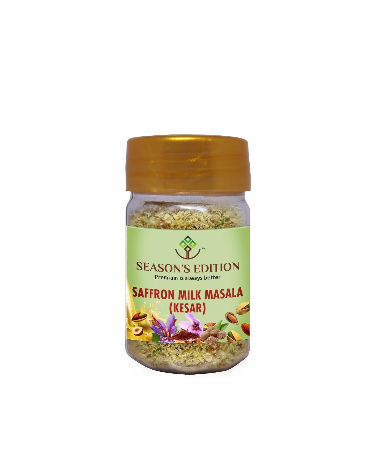 Seasons Edition Kesari Milk/Doodh Masala Powder/Made with Almond, Cashew Nuts, Cardamom (Elaichi) Saffron (Kesar) / Freshly Blended/Tasty and Healthy / 40 gms (B0CVXT19L4) Amazon Price History, Amazon Price Tracker