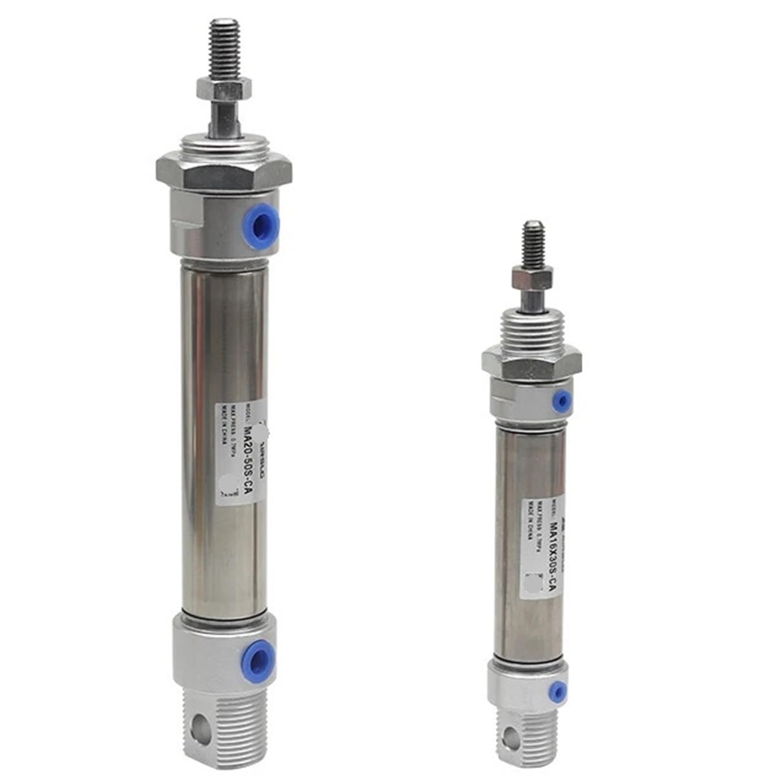 Cylindre pneumatique MA20X50SU pour stopper les pannes de vérin