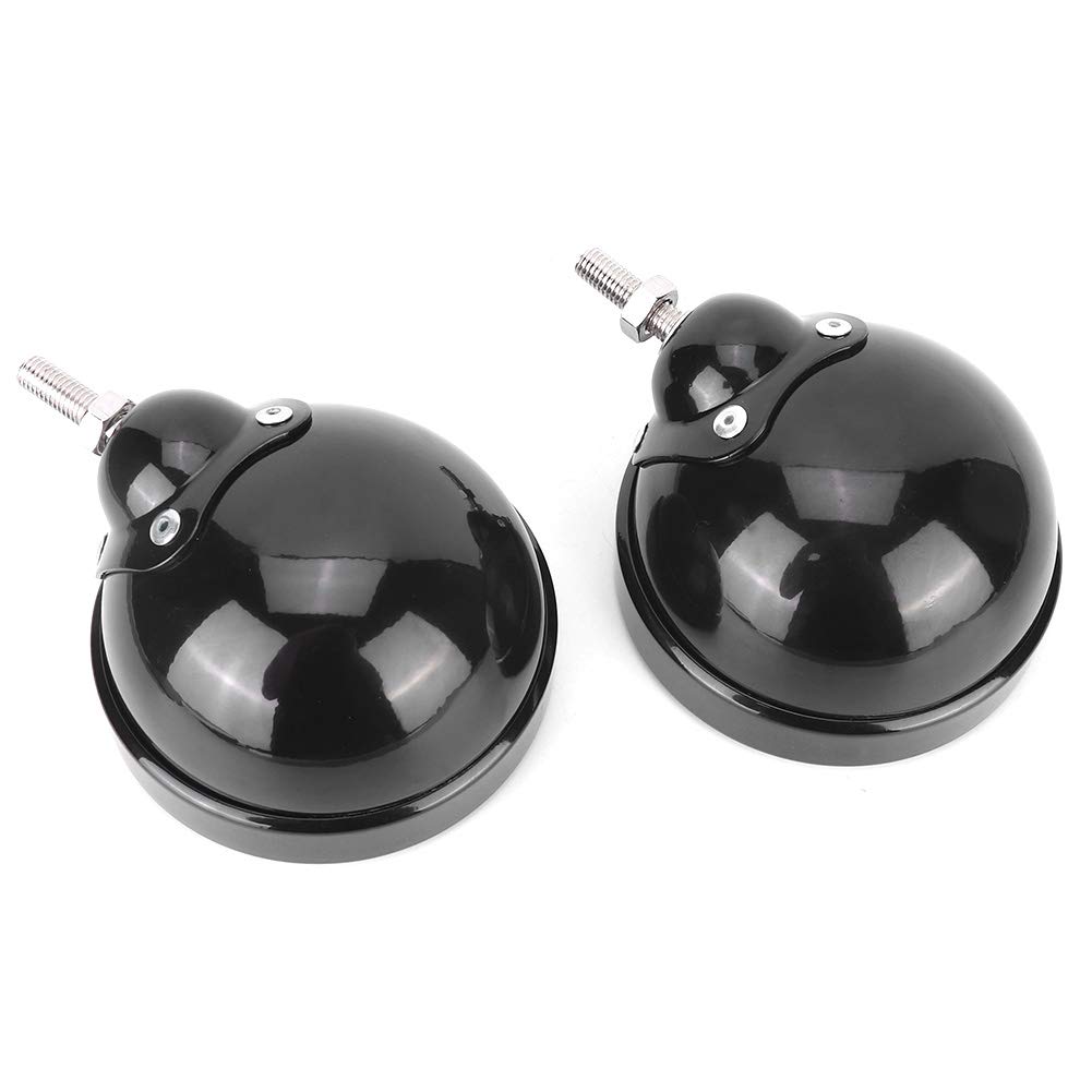 Qiilu 2 Ensembles de phares antibrouillard pour Motos, 4.5 Pouces, Coque en Alliage d'aluminium, G1p241